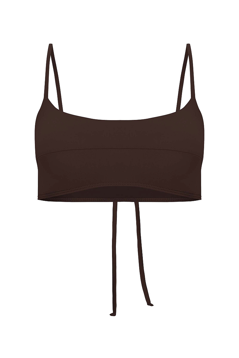 Купальный топ с прямым вырезом Лина 