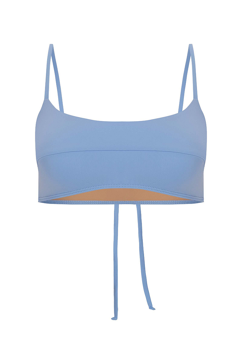 Купальный топ с прямым вырезом Лина 
