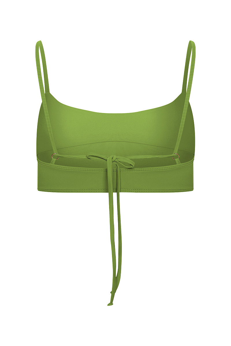 Купальный топ с прямым вырезом Лина 