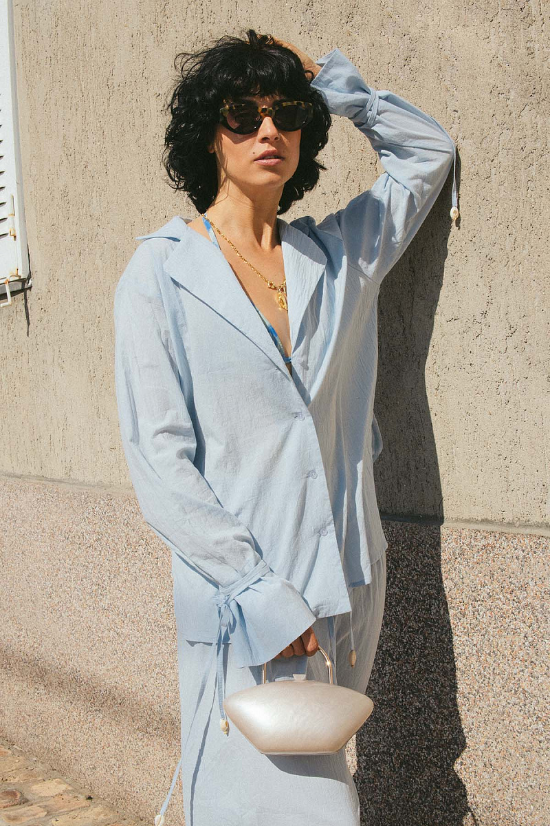 Брюки-палаццо из хлопка 