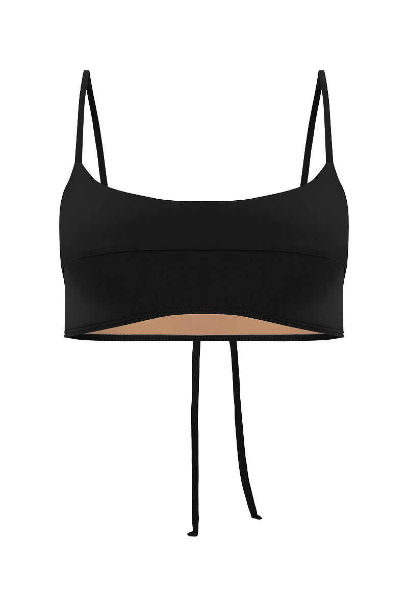 Купальный топ с прямым вырезом Лина 